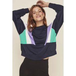 Undiz - Bluza Triblockiz. Niebieskie bluzy damskie Undiz, m, bez wzorów, z bawełny, bez rękawów, bez kaptura. W wyprzedaży za 59,90 zł.