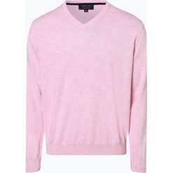 Andrew James - Sweter męski, różowy. Różowe swetry męskie marki Andrew James, m, bez wzorów, z bawełny, bez kołnierzyka, bez kaptura. Za 129,95 zł.