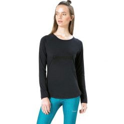 Koszulka funkcyjna w kolorze czarnym. Czarne bluzki sportowe damskie marki Desigual Sport, m, z materiału, z długim rękawem. W wyprzedaży za 86,95 zł.