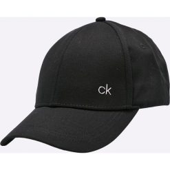 Calvin Klein - Czapka. Czarne czapki męskie marki Calvin Klein, z bawełny. Za 129,90 zł.