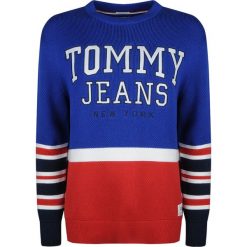 Tommy Hilfiger Sweter "TJM ColorBlock". Swetry męskie TOMMY HILFIGER, z aplikacjami, z dzianiny, z okrągłym kołnierzem, bez kaptura. Za 349,00 zł.