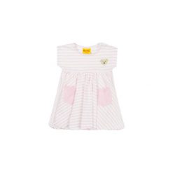 Sukienki niemowlęce: Steiff Girls Sukienka Paski rosé - Gr.Moda (6 - 24 miesięcy )
