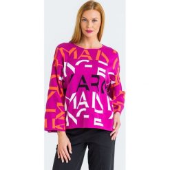 SWETER ARMANI EXCHANGE. Różowe swetry damskie s, z dzianiny. Za 579,00 zł.