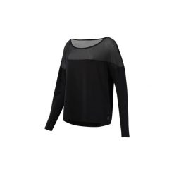 T-shirty z długim rękawem Reebok Sport Koszulka Dance Mesh. Czarne topy sportowe damskie marki Reebok Sport, s, bez wzorów, z meshu, bez kołnierzyka, z długim rękawem, długie, bez kaptura. Za 169,00 zł.