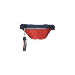 Torby / Saszetki Tommy Jeans TJU LOGO TAPE BUM. Niebieskie saszetki damskie marki Tommy Jeans, bez wzorów, z jeansu, bez dodatków. Za 349,00 zł.
