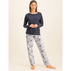 Piżama TOMMY HILFIGER Set Woven Star UW0UW01940. Piżamy damskie TOMMY HILFIGER, xs, bez wzorów, z bawełny, bez rękawów. W wyprzedaży za 199,00 zł.