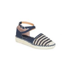 Espadryle Esprit Ines Stripe San. Niebieskie espadryle damskie Esprit, bez wzorów, bez obcasa. W wyprzedaży za 153,30 zł.