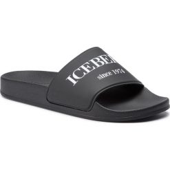 Klapki ICEBERG - 19EIU1136A Comb/Black. Czarne klapki męskie Iceberg, bez wzorów, z tworzywa sztucznego. Za 339,00 zł.