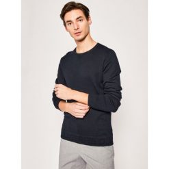 Sweter Karl Lagerfeld 655028 592305. Niebieskie swetry męskie KARL LAGERFELD, xl, bez wzorów, z bawełny, klasyczne, z klasycznym kołnierzykiem, bez kaptura. W wyprzedaży za 369,00 zł.