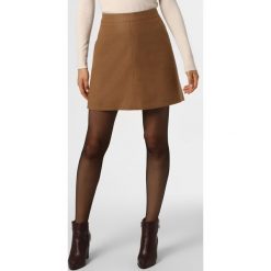 Marc O'Polo - Spódnica damska, beżowy. Brązowe spódniczki damskie Marc O'Polo, bez wzorów, z wełny, mini, w kształcie a. Za 429,95 zł.