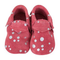 Buciki niemowlęce: Skórzane buty niemowlęce „Original” w kolorze fuksji