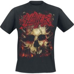 T-shirty męskie: Slayer Ribs Skull T-Shirt czarny