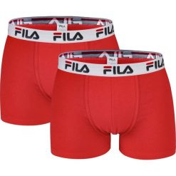 Bielizna męska majtki bokserki Fila 2 pary FU5016-2-118. Czerwona majtki męskie Fila, m. Za 58,99 zł.