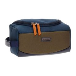 Kosmetyczki męskie: Kosmetyczka w kolorze niebieskim – (S)26 x (W)16 x (G)12 cm