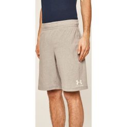 Under Armour - Szorty. Szare spodenki sportowe męskie Under Armour, s, z nadrukiem, z elastanu, sportowe. W wyprzedaży za 99,90 zł.