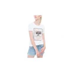 Odzież damska: T-shirty z krótkim rękawem Vans CAMISETA WM TROPTOP WHITE