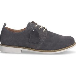 Szare Sznurowane Półbuty Skórzane LJ12 Szary. Szare buty wizytowe męskie INNA MARKA, do pracy, bez wzorów, z jeansu, eleganckie, na sznurówki. Za 159,00 zł.