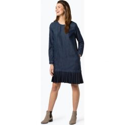 Marc O'Polo Denim - Sukienka damska, niebieski. Niebieskie sukienki damskie marki Marc O'Polo DENIM, s, bez wzorów, z denimu, polo, bez rękawów, plisowane. Za 569,95 zł.
