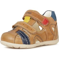 Geox tenisówki chłopięce KAYTAN B0250A_0CL22_C5102 21 brązowe. Pomarańczowe buty chłopięce sportowe Geox, ze skóry, bez zapięcia. Za 239,00 zł.