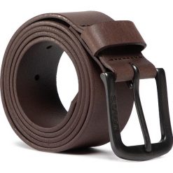 Pasek Męski LEVI'S - 38019-0152 Brown. Pomarańczowe paski męskie w paski, ze skóry. Za 139,00 zł.