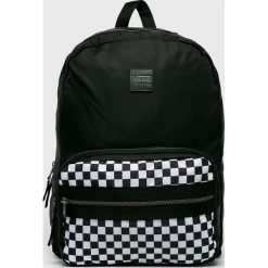 Vans - Plecak. Czarne plecaki damskie Vans, z nadrukiem, z poliesteru. Za 219,90 zł.