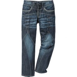 Dżinsy Regular Fit Straight bonprix ciemnoniebieski. Niebieskie jeansy męskie bonprix, m, bez wzorów. Za 149,99 zł.