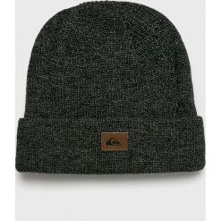 Quiksilver - Czapka. Szare czapki męskie Quiksilver, na zimę, bez wzorów, z dzianiny. W wyprzedaży za 59,90 zł.