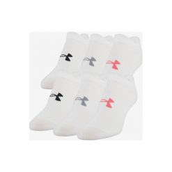 Under Armour Essential 6-pack Skarpetki Biały. Białe skarpetki damskie Under Armour, bez wzorów, z elastanu. Za 94,95 zł.