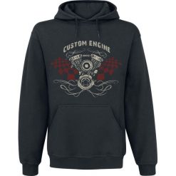 Bluzy męskie: Custom Engine Bluza z kapturem czarny