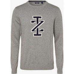 IZOD - Sweter męski, szary. Szare swetry męskie IZOD, xxl, bez wzorów, z bawełny, bez kołnierzyka, bez kaptura. Za 269,95 zł.