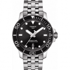 RABAT ZEGAREK TISSOT T-Sport T120.407.11.051.00. Czarne zegarki męskie TISSOT, ze stali. W wyprzedaży za 2640,00 zł.