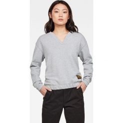 G-Star Raw - Bluza. Szare bluzy damskie G-Star RAW, s, bez wzorów, z bawełny, bez rękawów, bez kaptura. Za 369,90 zł.