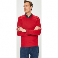 Medicine - Sweter Basic. Czerwone swetry klasyczne męskie MEDICINE, l, z bawełny. Za 99,90 zł.