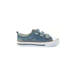 Niebieskie Tekstylne Buty American Club rozmiar 36. Niebieskie buciki niemowlęce chłopięce American CLUB, z jeansu, na rzepy. Za 63,62 zł.