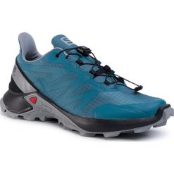 Buty SALOMON - Supercross W 409306 26 V0 Mallard Blue/Black/Monument. Niebieskie buty sportowe damskie Salomon, bez wzorów, z tworzywa sztucznego, sportowe, do biegania. W wyprzedaży za 359,00 zł.