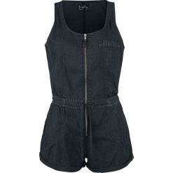 Kombinezony damskie: Forplay Denim Jumpsuit Kombinezon czarny