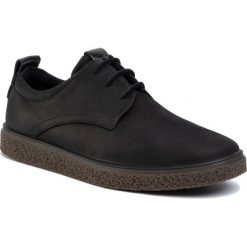 Półbuty ECCO - Cre Petray W 20039302001 Black. Czarne półbuty damskie ecco, na co dzień, bez wzorów, ze skóry, bez obcasa, na płaskiej podeszwie, bez zapięcia. Za 649,00 zł.