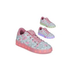Buty Dziecko Geox J KOMMODOR G. B. Niebieskie trampki dziewczęce Geox, bez wzorów, bez zapięcia. Za 229,33 zł.