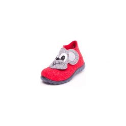 Superfit Girls Kapcie Myszka fire kombi - czerwony - Gr.Moda (2 - 6 lat). Czerwone buciki niemowlęce Superfit, z wełny, bez zapięcia. Za 109,00 zł.