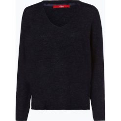 S.Oliver Casual - Sweter damski, niebieski. Niebieskie swetry damskie marki s.Oliver Casual, s, bez wzorów, z wełny, casualowe, bez rękawów, bez kaptura. Za 149,95 zł.
