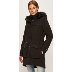 Dkny - Kurtka. Czarne kurtki damskie DKNY, s, bez wzorów, z elastanu, długie. W wyprzedaży za 899,90 zł.