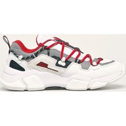 Tommy Hilfiger - Buty Chunky. Białe sneakersy męskie TOMMY HILFIGER, ze skóry, na sznurówki. W wyprzedaży za 359,90 zł.