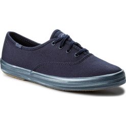 Tenisówki KEDS - Ch Shimmer WF57975 Navy. Niebieskie półbuty damskie Keds, bez wzorów, z gumy, bez zapięcia. W wyprzedaży za 139,00 zł.
