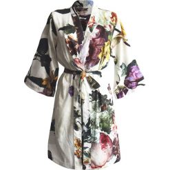Damski szlafrok ESSENZA Fleur ecru. Szare szlafroki damskie marki Essenza Home, w paski, z bawełny. Za 165,99 zł.