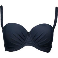 Biustonosz bikini "Sesto" w kolorze granatowym. Niebieskie stroje kąpielowe dwuczęściowe damskie marki Brunotti. W wyprzedaży za 56,95 zł.