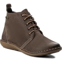 Botki LASOCKI - YARIS-11 Khaki. Brązowe botki damskie skórzane marki Lasocki. Za 179,99 zł.