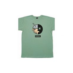 T-shirt "Different" - Bohater x Jurek Tchórzewski. Zielone t-shirty męskie Unicut, z nadrukiem, z bawełny, bez kołnierzyka. Za 41,30 zł.