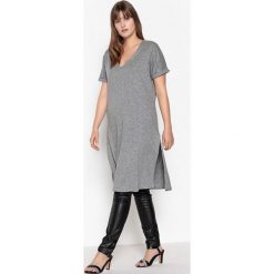 T-shirty damskie: T-shirt tunika lniano-bawełniana