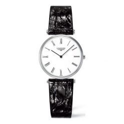 LONGINES LA GRANDE CLASSIQUE L4.512.4.11.2. Białe zegarki damskie marki LONGINES, ze stali. Za 3870,00 zł.