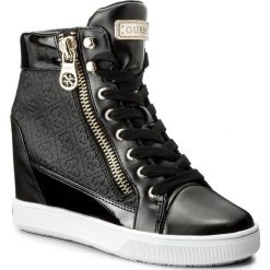 Sneakersy GUESS - Foresst FLFOR1 FAL12 BLKBL. Czarne bez kategorii marki Guess, ze skóry ekologicznej. Za 589,00 zł.